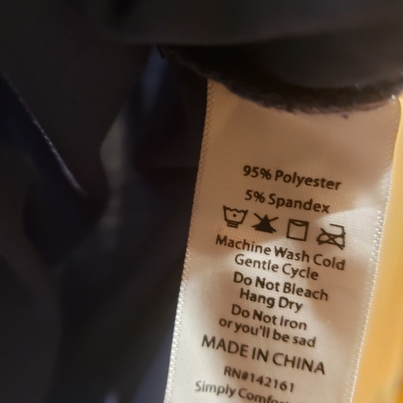 LuLaRoe Randy Blue Polyester, Spandex T-shirt - Picture 7 of 7